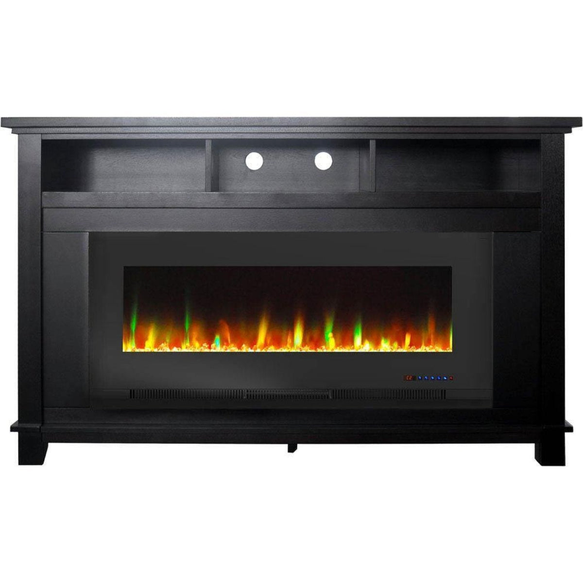 San Jose Electric Fireplace TV Stand, Black, 50" LED – CAM5735-1BLK