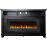 San Jose Electric Fireplace TV Stand, Black, 50" LED – CAM5735-1BLK