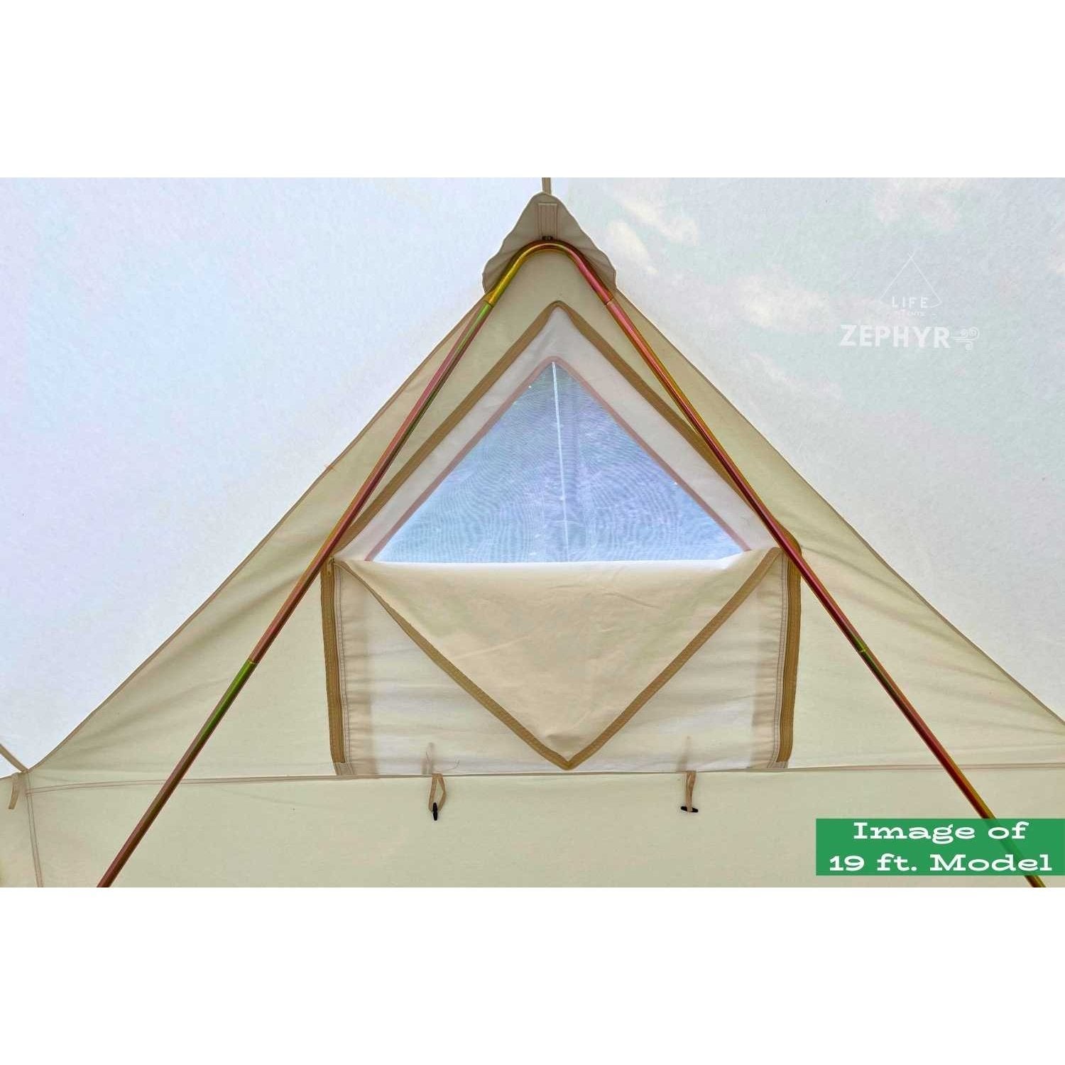 16' (5M) Zephyr™ Tent Cabin | Canvas Bell Tent - Backyard Provider