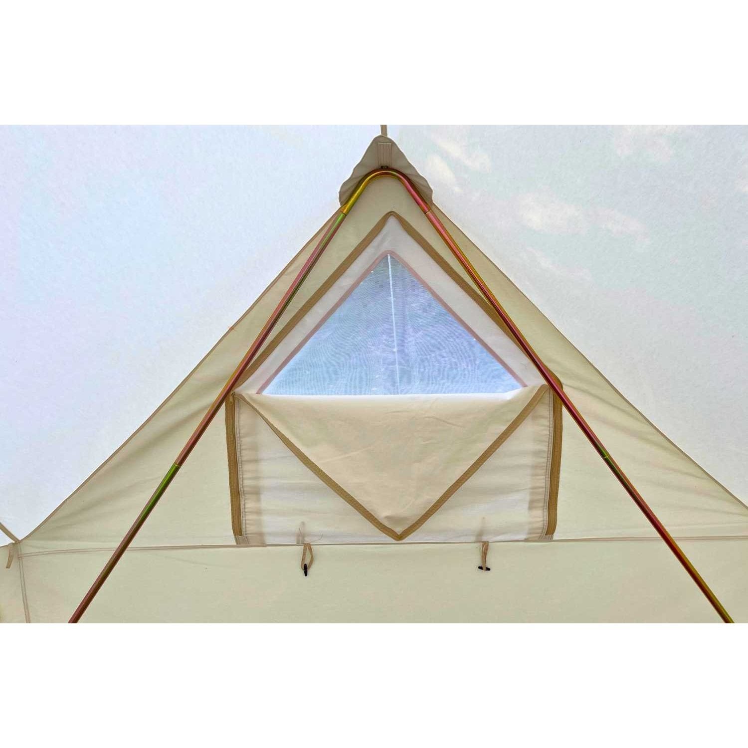 19' (6M) Zephyr™ Tent Cabin | Canvas Bell Tent - Backyard Provider