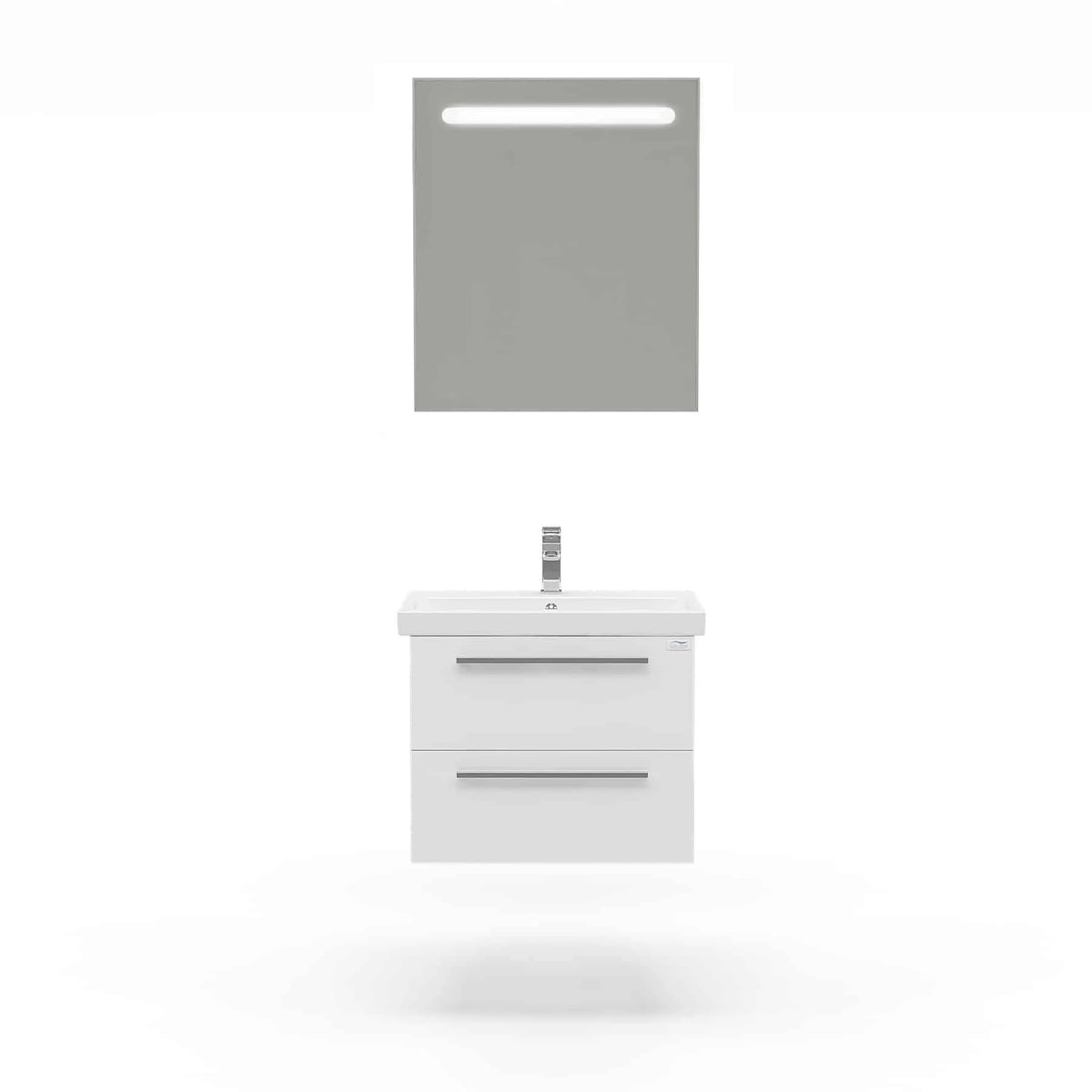 Casa Mare Elke 32" Glossy White Vanity Ceramic Sink Combo - Elke80GW-32-MSC-S