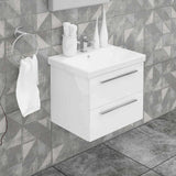 Casa Mare Elke 32" Glossy White Vanity Ceramic Sink Combo - Elke80GW-32-MSC-S