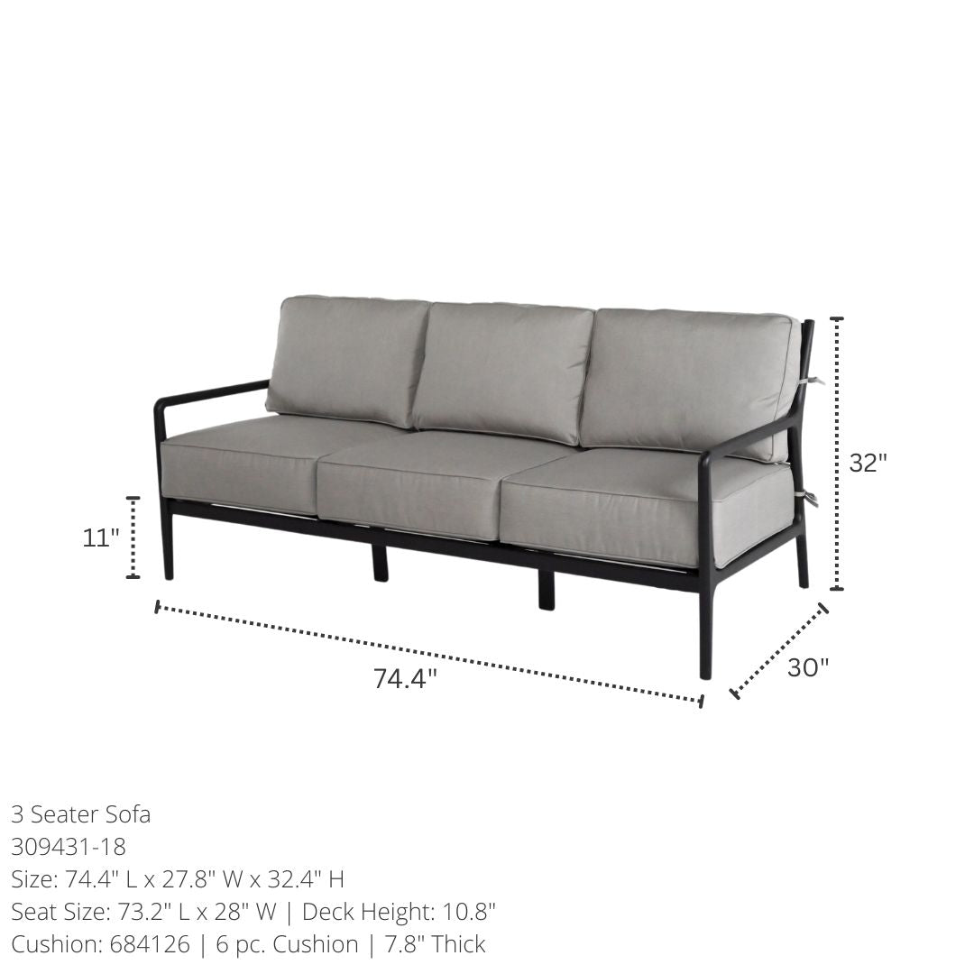 Hanamint Cedar 3 Seater Sofa - 309431-18