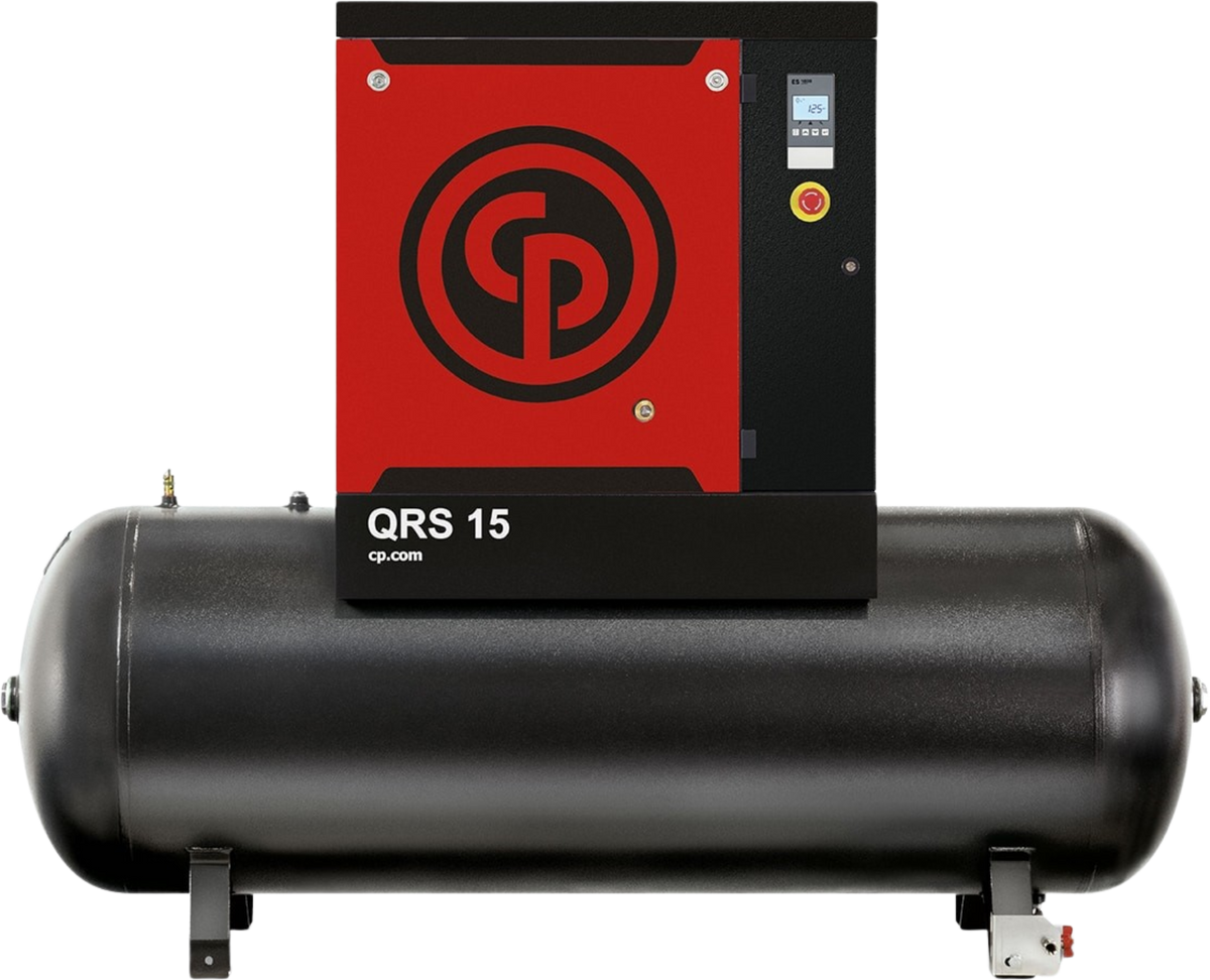 Chicago Pneumatic QRS-15 Rotary Screw Air Compressor 15HP 120 Gal. 3-Phase 230/460V - 4152023174 New