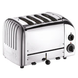 Cadco CTS-4(220) Stainless Steel Pop-Up Toaster - 220V - CDCTS4220