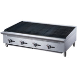 Chef AAA - Commercial 48 in. Countertop Charbroiler - TCCB48