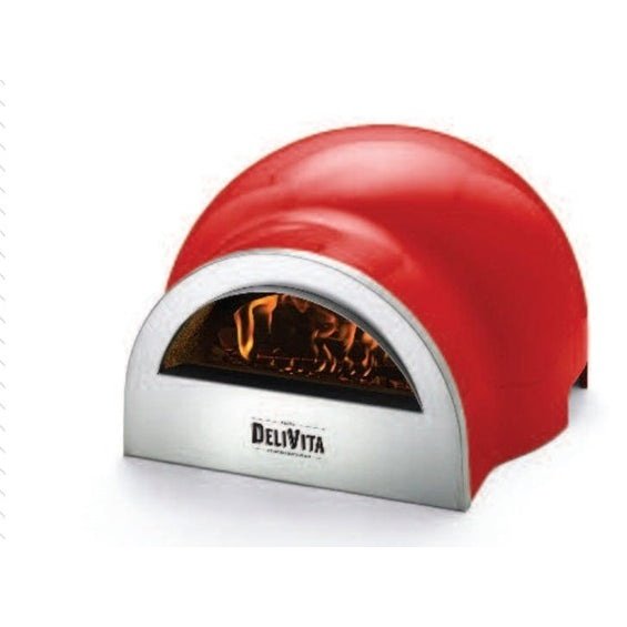 DeliVita Outdoor Eco Friendly Wood Fired Oven With Pizza Starter Kit With 9 Accessories - Pizziaolo Bundle