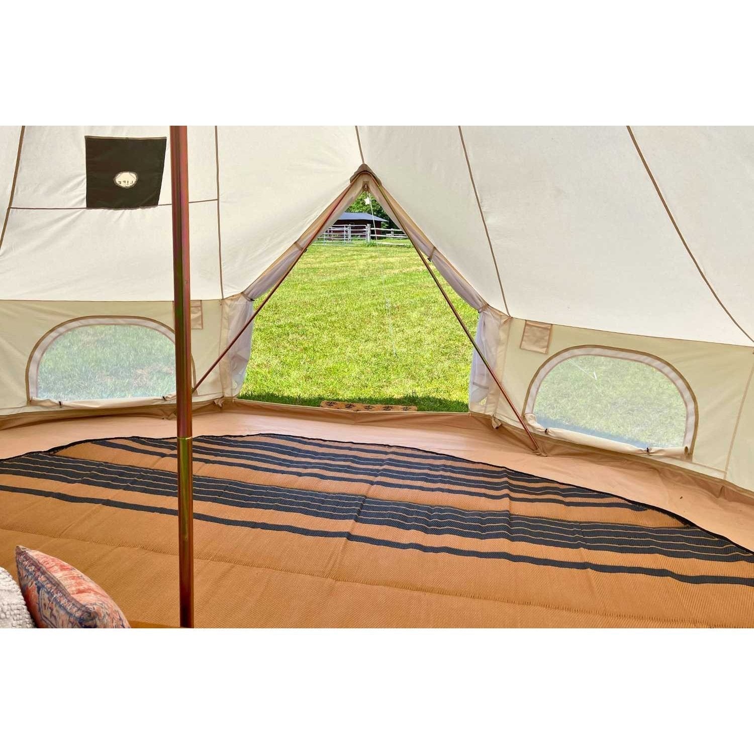 19' (6M) Zephyr™ Tent Cabin | Canvas Bell Tent - Backyard Provider