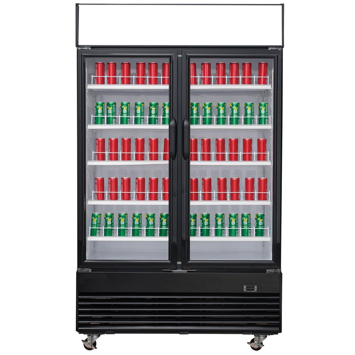 Chef AAA -Commercial 47" 2 Glass Door Refrigerator 41.2 cu. ft. - TSM41R