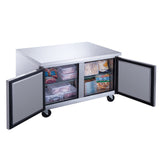Chef AAA -  Commercial 60" Undercounter Worktop Refrigerator 15.5cu.ft NSF - TUC60R