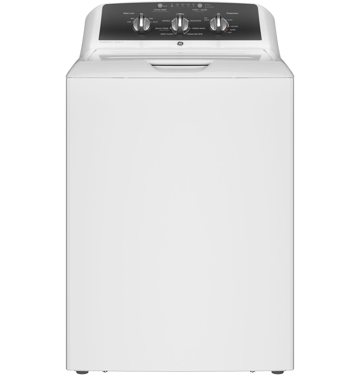 GE APPLIANCES GTW525ACWWB GE(R) 4.3 cu. ft. Capacity Washer with Stainless Steel Basket,5-yr Limited Warranty​ - GTW525ACWWB-KT