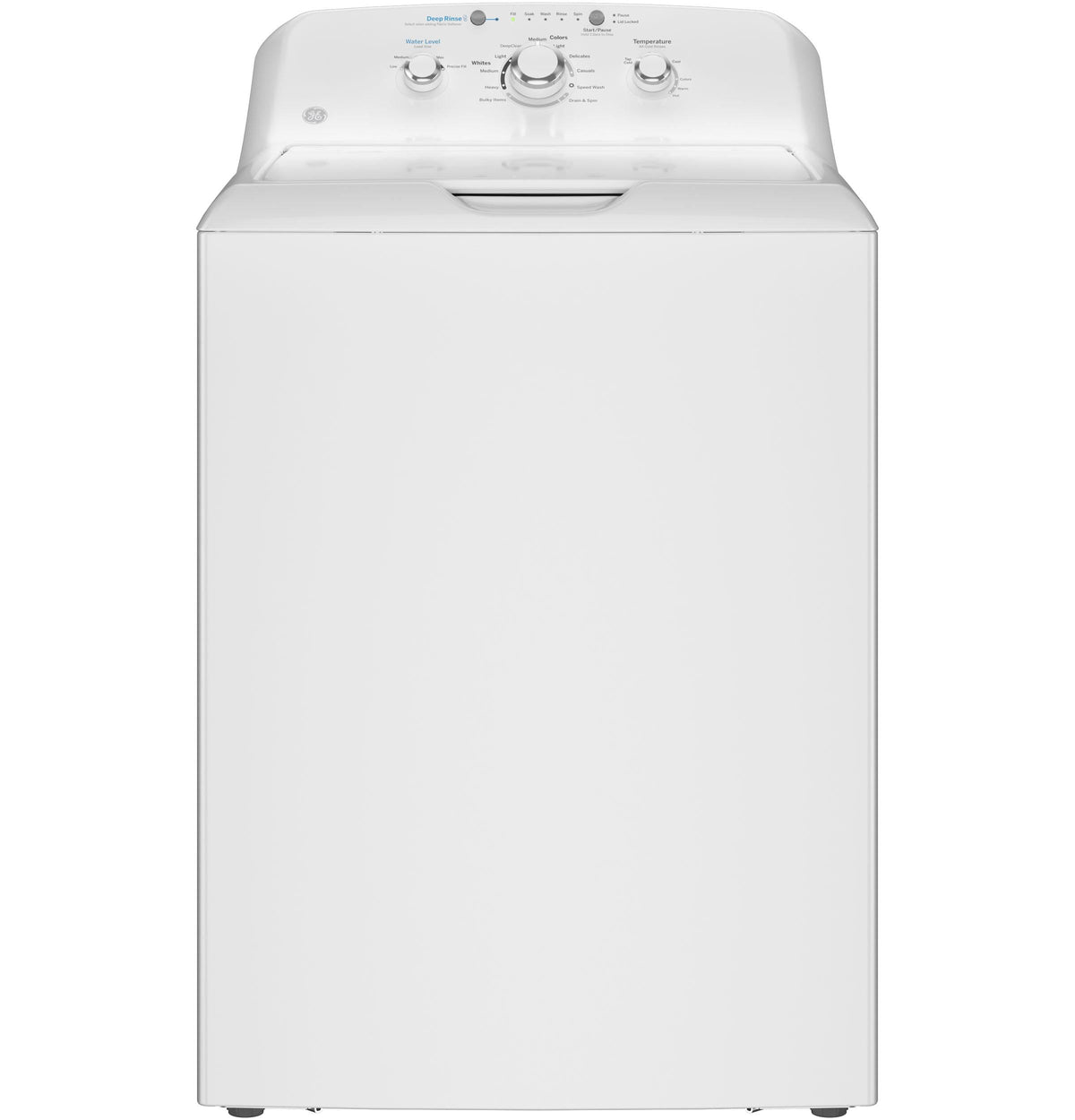 GE APPLIANCES GTW325ASWWW GE(R) 4.0 cu. ft. Capacity Washer with Stainless Steel Basket and Water Level Control​ - GTW325ASWWW-KT