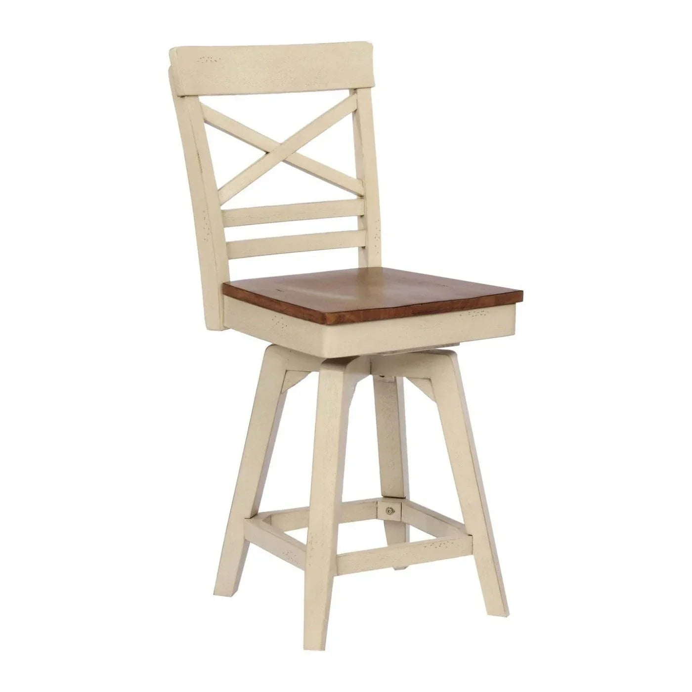 ECI Furniture Choices X Back Bartstool Height with Acacia Finished Seat 2pcs - 0737-20-CS1