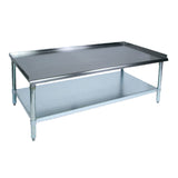 John Boos Open Base 36" W x 30" D Equipment Stand, Stainless Steel Undershelf -  EES8-3036SSK