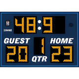 Electro-Mech Outdoor Portable Multi-Sport Scoreboards 5'x3-1/2' - LX6324