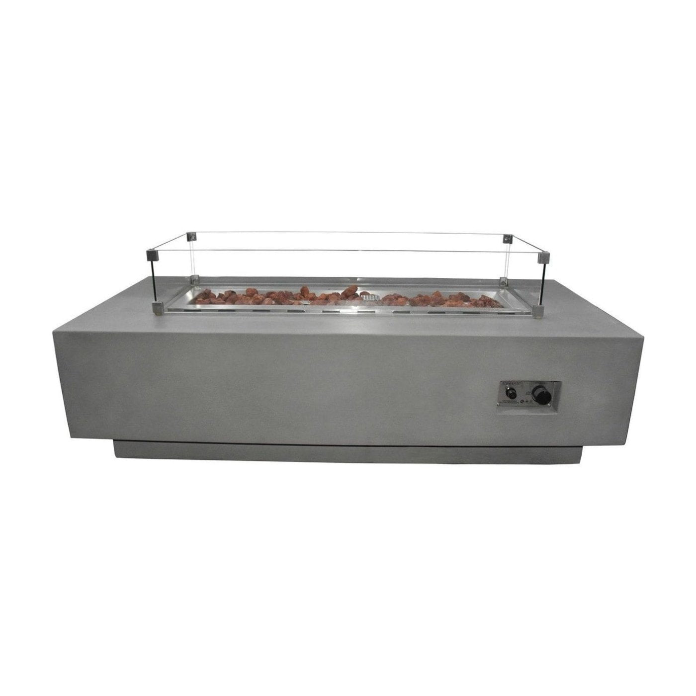 Elementi - Wind Screen Accessory for Granville, Hampton, and Sonoma Fire Tables OFG121-WS