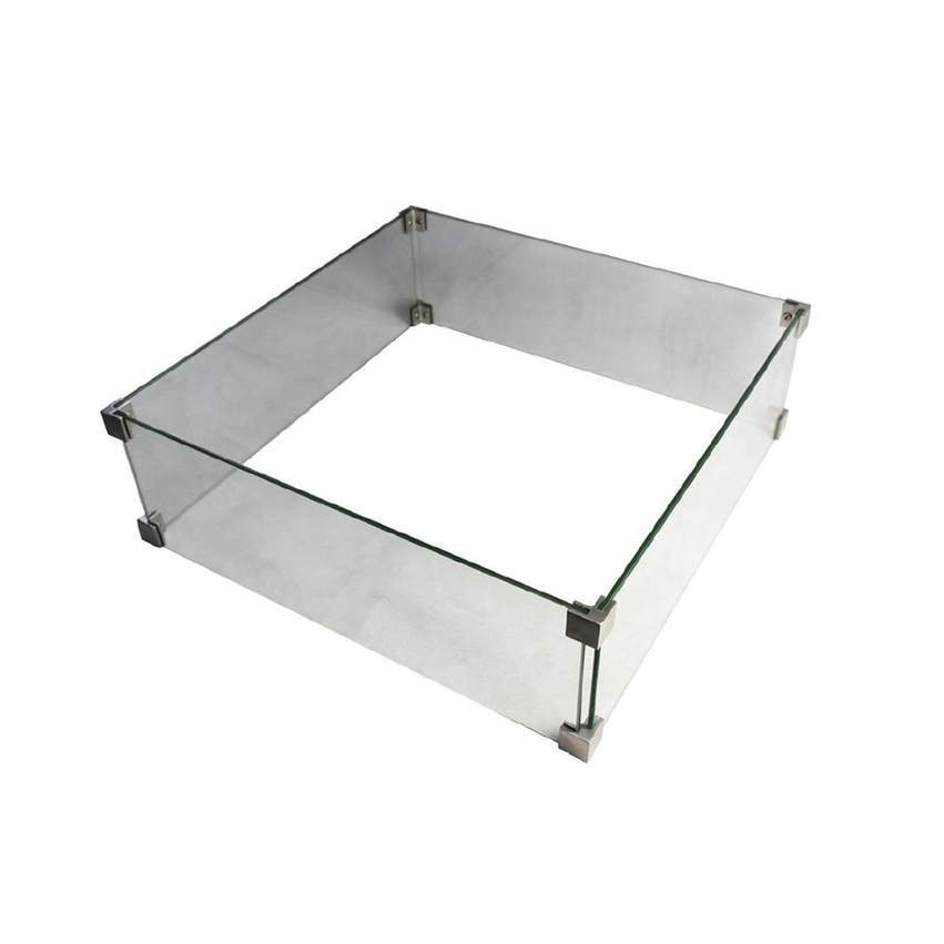 Elementi - Wind Screen Accessory for Manhattan, Birmingham, and Naples Fire Table OFG103-WS