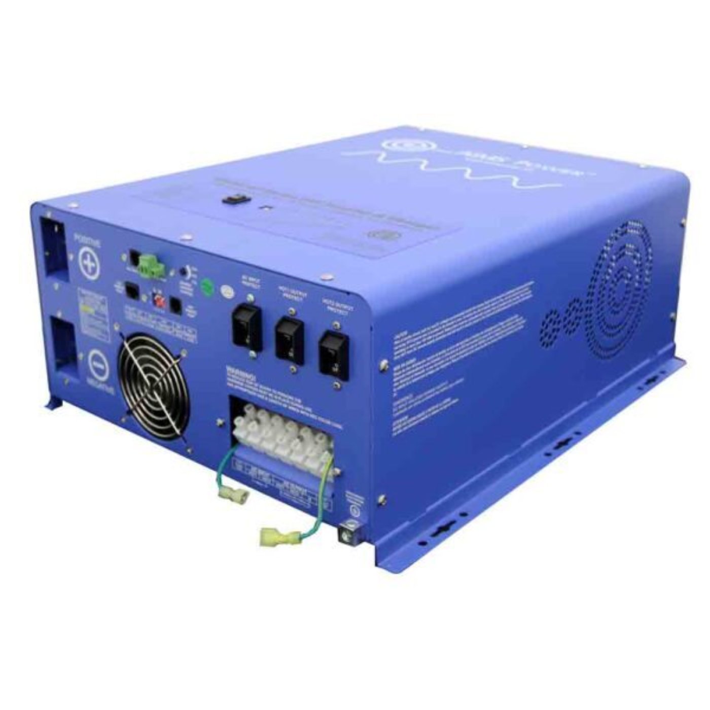 Aims Power 6000 Watt Pure Sine Inverter Charger Split Phase & 24V Lithium Battery Off Grid/Back Up Kit