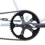 BBR Tuning F-ZERO Motor-Ready Motorized Bicycle - Brushed Aluminum - BBR-RRCOMPBIKE-BA