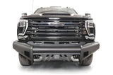 Fab Fours Chevy Silverado 2500HD/3500HD 2024-2025 Black Steel Elite Front Bumper No Guard - CH24-Q6161-1