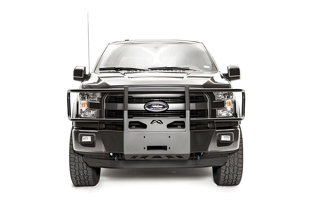 Fab Fours Ford F150 2015-2020 Full Guard Winch Mount Front Bumper - FF15-N3270-1