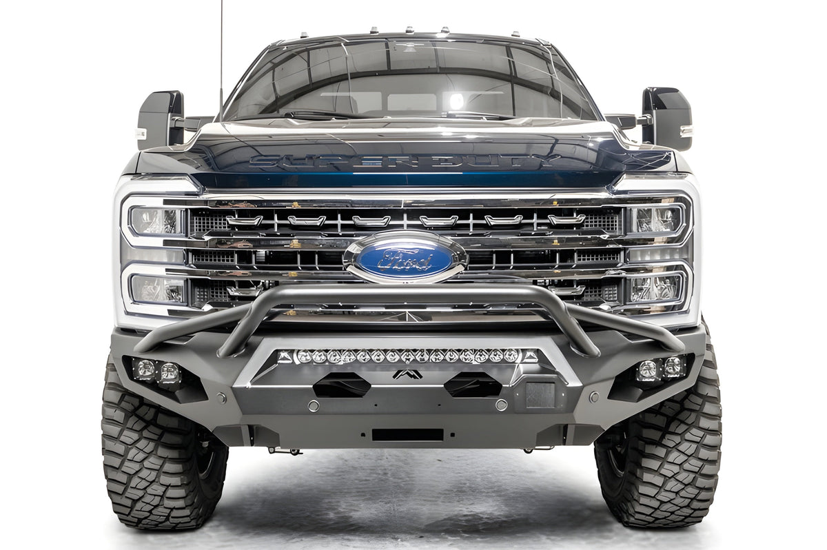 Fab Fours Ford F250/F350 Superduty 2023-2024 Matrix Front Bumper Winch Ready Pre-Runner Guard - FS23-X5952-1