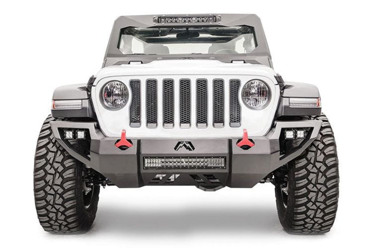 Fab Fours Jeep Gladiator 2020-2025 Vengeance Front Bumper No Guard - JL18-D4651-1