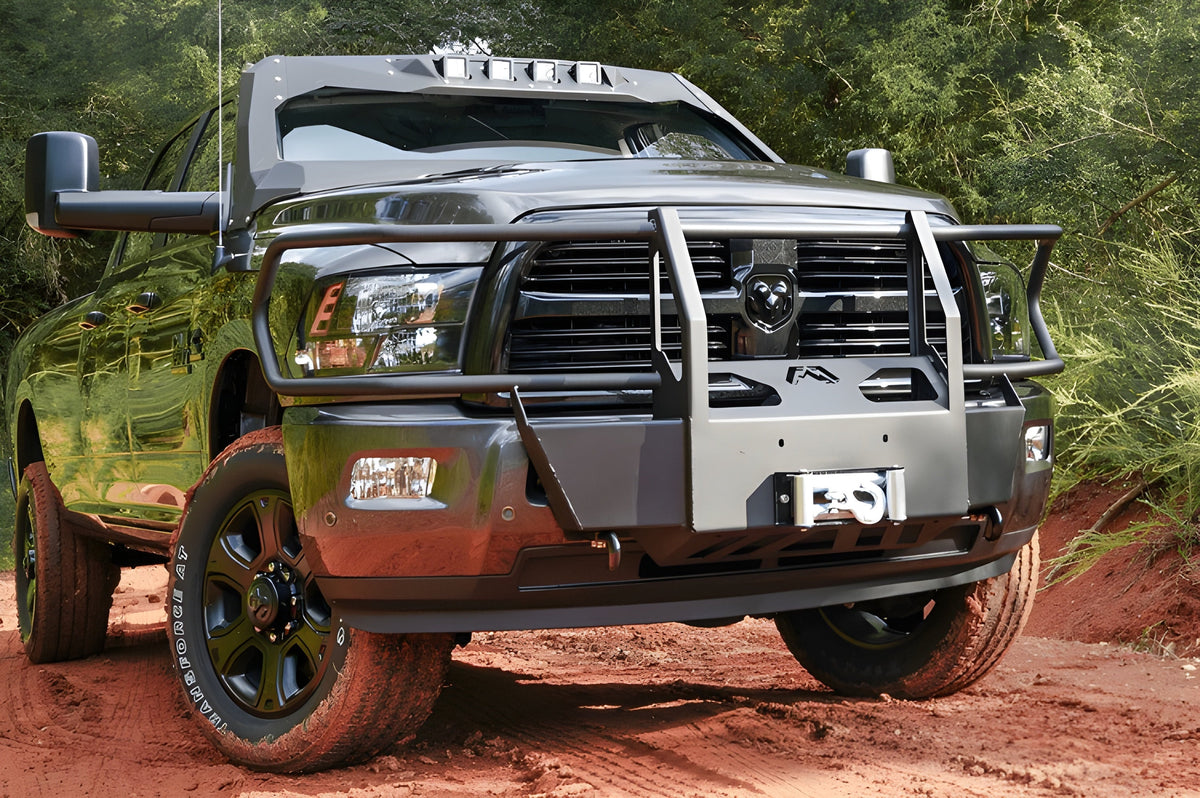 Fab Fours Dodge Ram 4500/5500 2010-2018 Winch Mount Front Bumper Full Guard - DR10-N2970-1