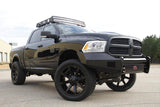 Fab Fours Black Steel No Guard Front Bumper 2009-2012 Dodge 1500 DR09-K2461-1