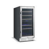 Costway Wine Cooler with Temperature Memory Dual Zone 30-Bottle Capacity New - FP10125US-SL