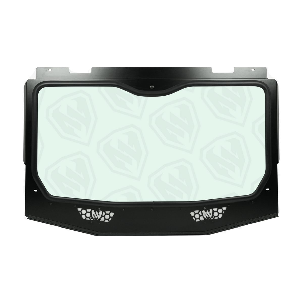 Moto ArmorPolaris RZR XP Full Glass Windshield - MA-RZXP-WS-GLS-BLK-Y