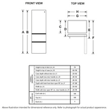 GE APPLIANCES GLE12HSPSS GE® 11.9 Cu. Ft. Bottom-Freezer Refrigerator - GLE12HSPSS