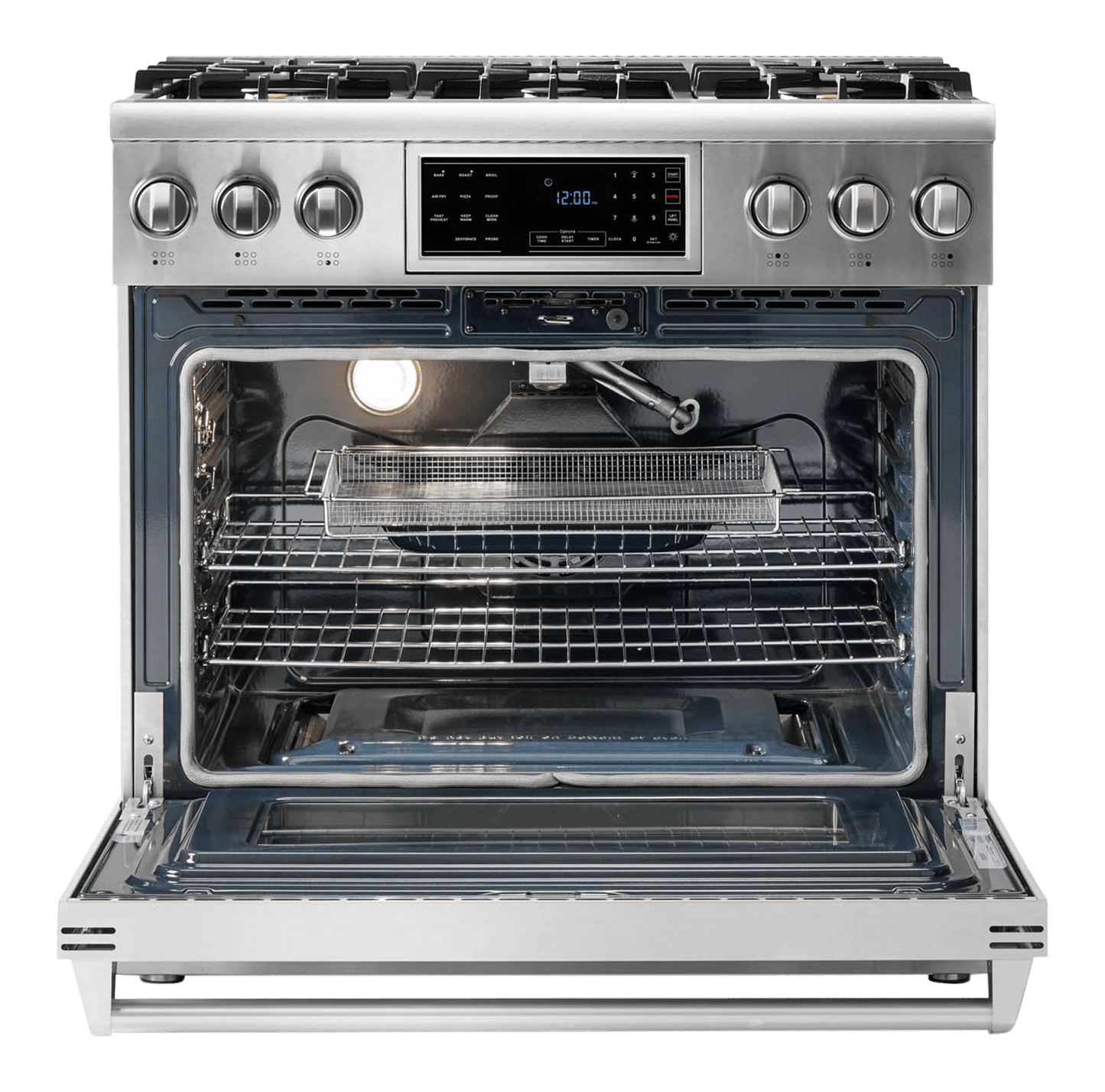 Thor Kitchen 36-Inch Tilt Panel Gas Range - Professional - TRG3601