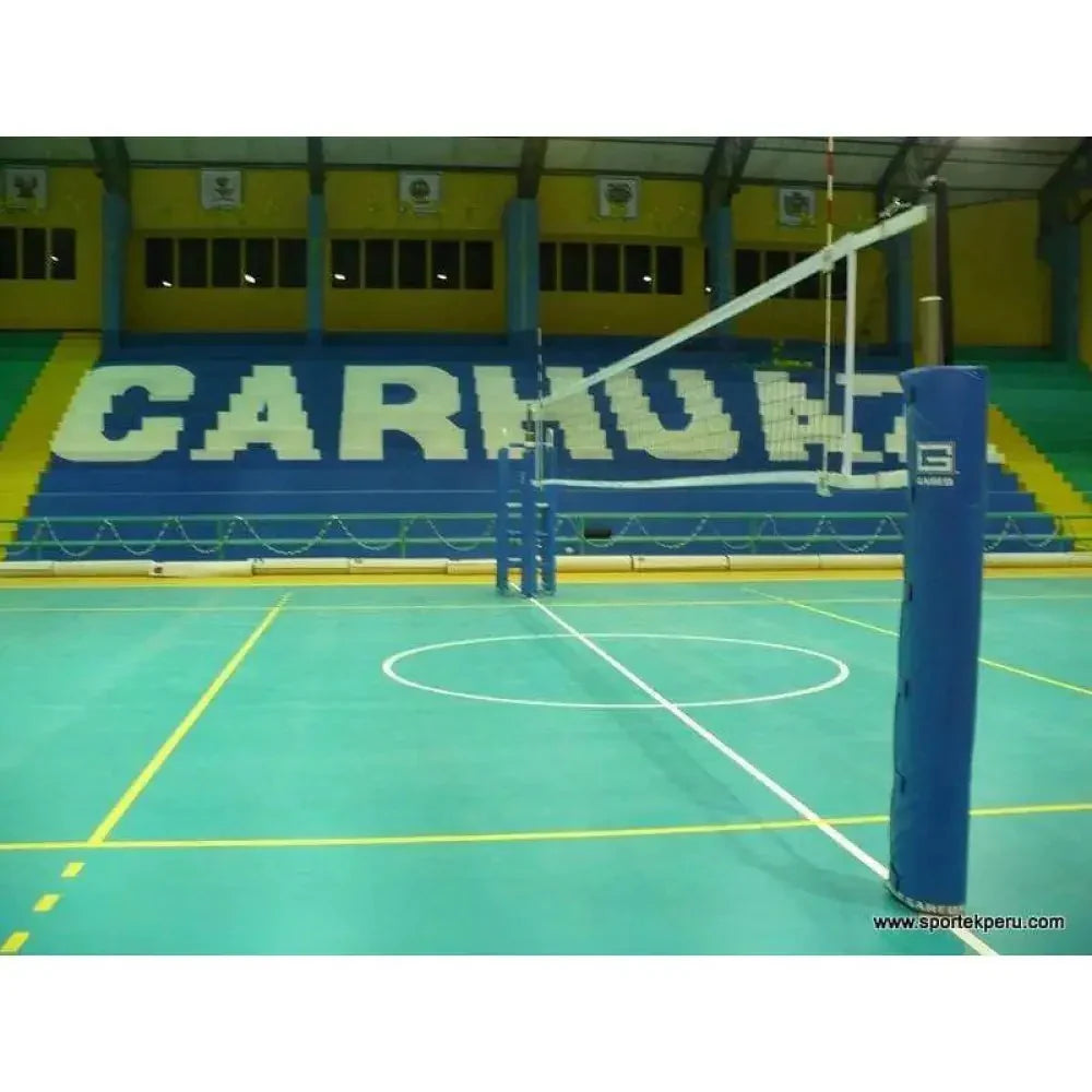 Gared Sports 4" OD Libero Master Telescopic One Court Volleyball System 7300