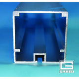 Gared Sports Side Out 4" Square Aluminum Outdoor Volleyball Net System - ODVB40SQ