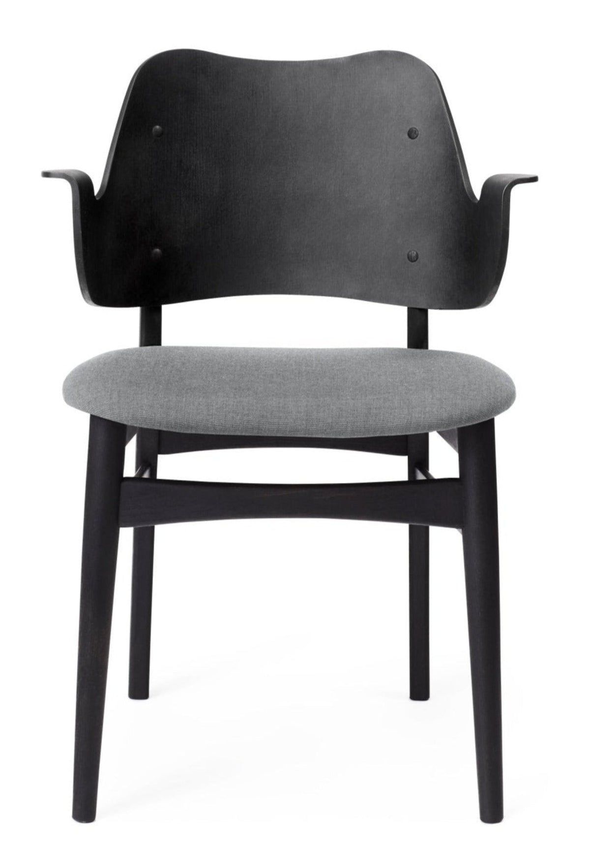 Warm Nordic Gesture Dining Chair - Upholstered Seat - 2405026