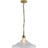Davey Lighting Glass School Pendant Light Size 2