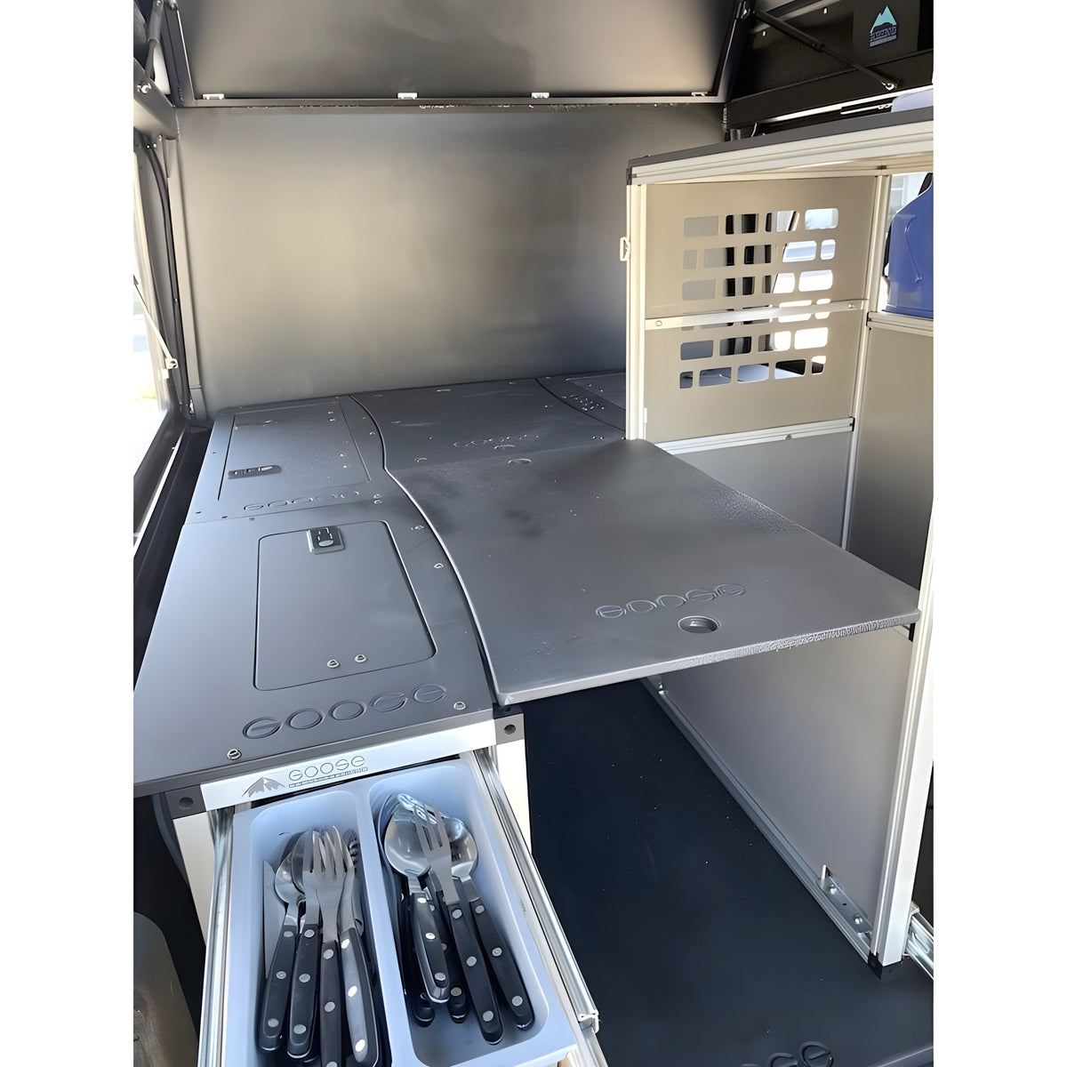 GOOSE GEAR Full Interior System for Camp King Industries Outback Canopy Camper