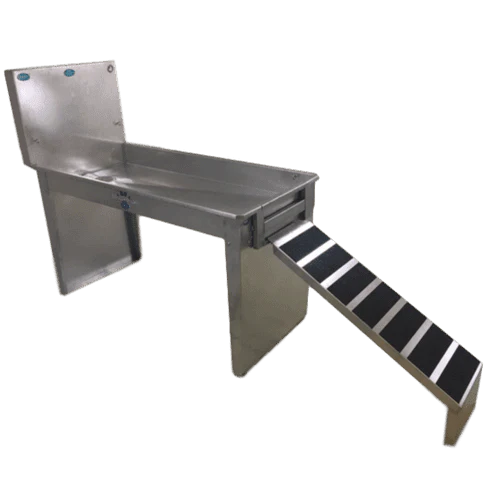 Groomer's Best Stainless Steel In-Line Dog Grooming Bath Tub ADA Compliant - GB-GB48INTADA