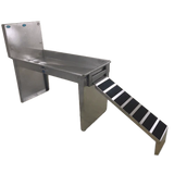 Groomer's Best Stainless Steel In-Line Dog Grooming Bath Tub ADA Compliant - GB-GB48INTADA