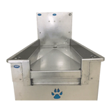 Groomer's Best Stainless Steel In-Line Dog Grooming Bath Tub ADA Compliant - GB-GB48INTADA