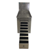 Groomer's Best Stainless Steel In-Line Dog Grooming Bath Tub ADA Compliant - GB-GB48INTADA
