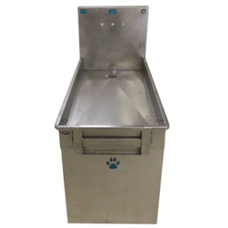 Groomer's Best Stainless Steel In-Line Dog Grooming Bath Tub ADA Compliant - GB-GB48INTADA