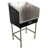 Groomer's Best Stainless Steel Elite Mini Dog Grooming Bath Tub - GB-GBMINI-L-B