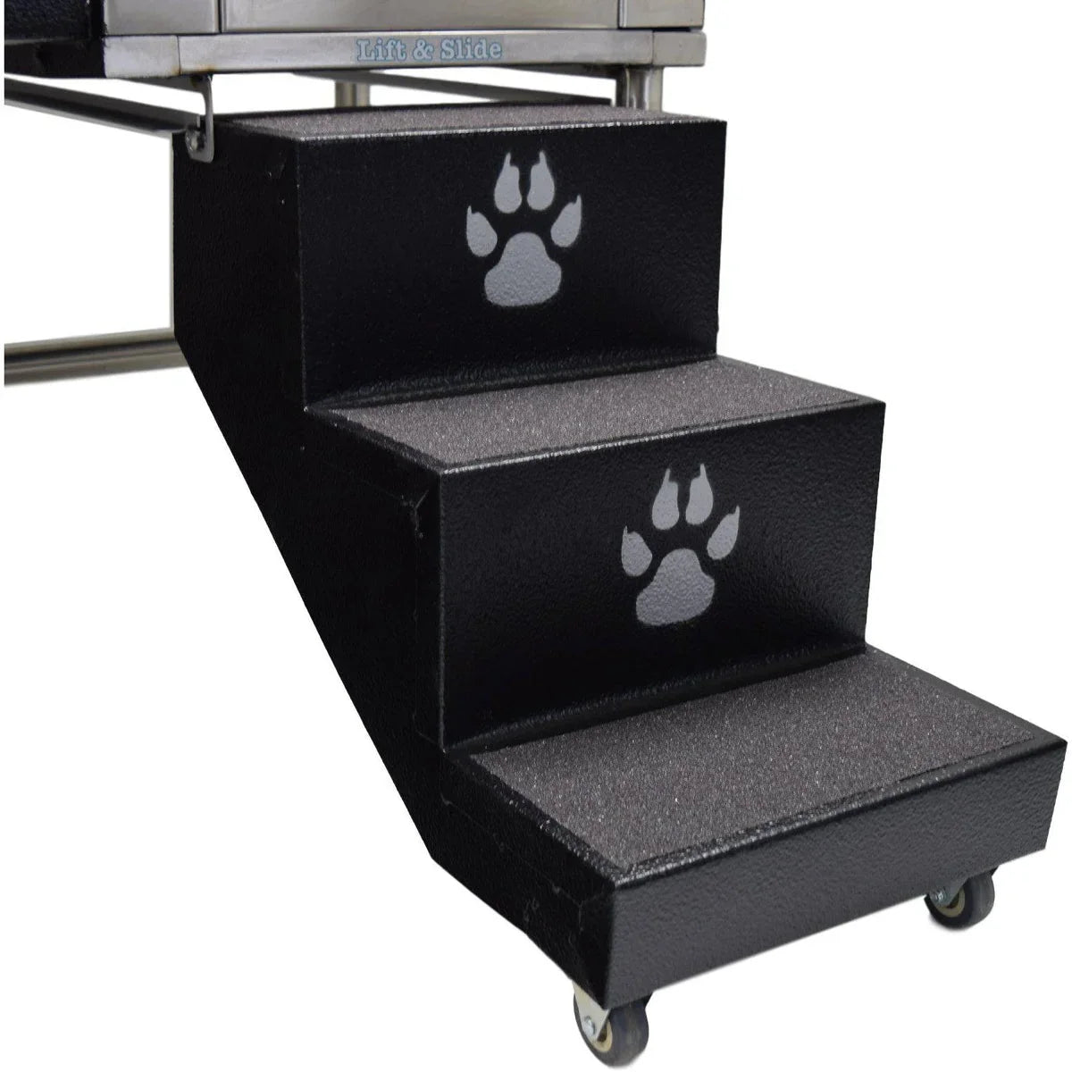 Groomer's Best Stainless Steel Elite Dog Grooming Bath Tub w/ Steps - GB-GB48EL-L-B