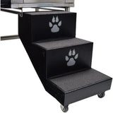 Groomer's Best Stainless Steel Elite Dog Grooming Bath Tub w/ Steps - GB-GB48EL-L-B