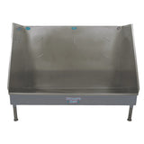 Groomer's Best Stainless Steel Elite Walk-In Dog Grooming Bath Tub - GB-GB48WI-B-L