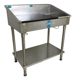 Groomer's Best Stainless Steel Shallow Utility Sink for Grooming and Veterinary Professionals - GB-GBUS-36-L
