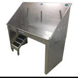 Groomer's Best 58 ADA Compliant Walk-Through Bath Tub w/ Lift & Slide ramp - GB-GB58WTADA-L