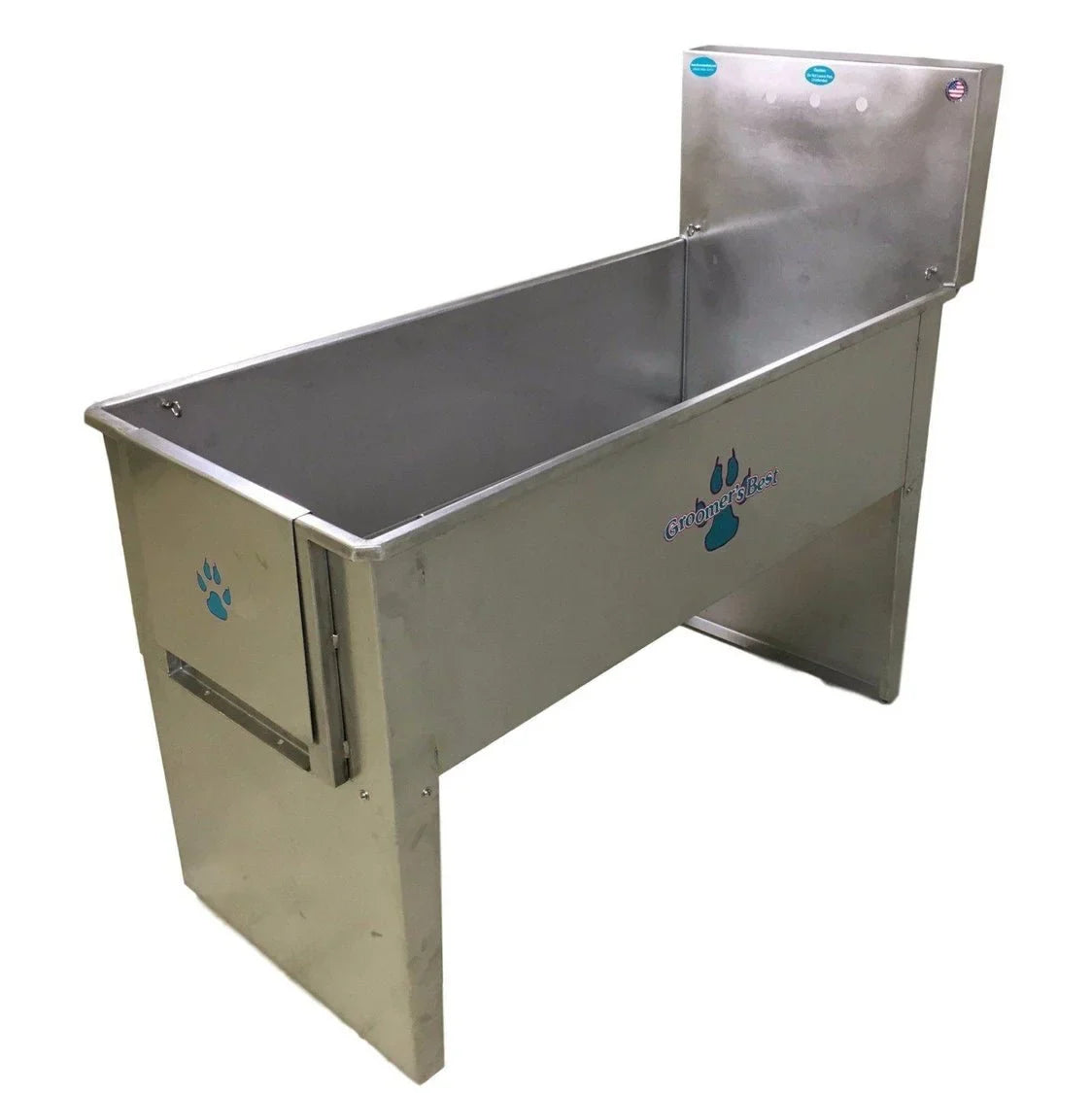Groomer's Best Stainless Steel In-Line Dog Grooming Bath Tub - GB-GB48INT